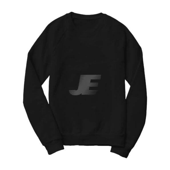 Black Cotton Fleece Women Blank Sweatshirts