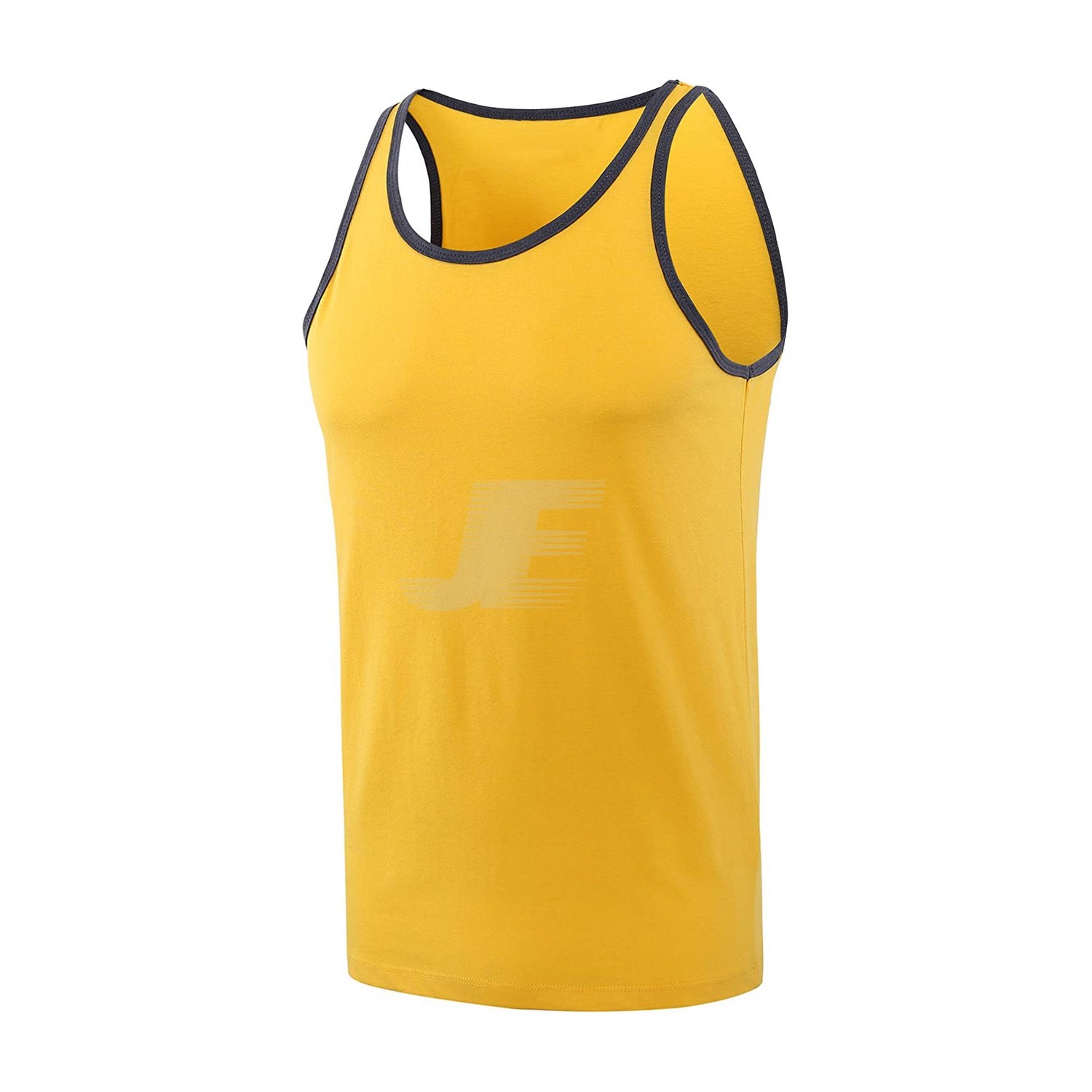 Men's Gym Wear Yellow Muscle Tank