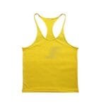 Men’s Bodybuilding Gym Wear Yellow Stringer Tank Top