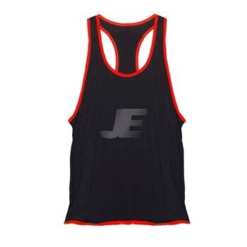 Men's Bodybuilding Gym Wear Black Y Back Stringer Tank Top