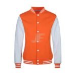 Customized Embroidery Patches Cotton Fleece College Jacket