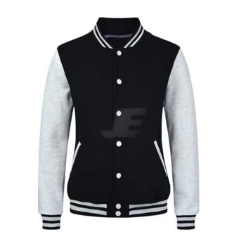 Customized Embroidery Patches Cotton Fleece College Jacket