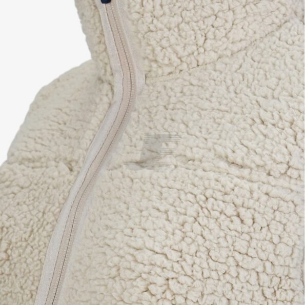 Women Full Zip Sleeveless Sherpa Fleece Vest
