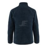 Mens Front Pocket Full Zip Sherpa Fleece Jacket
