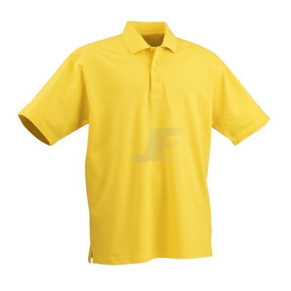 Yellow Short Sleeve Kids Polo Shirt