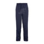 Gym Wear Navy Tricot Training Trousers White Contrast Stripes