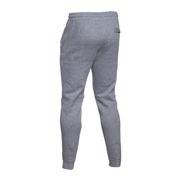 Mens Grey Fitted Fleece Joggers