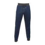 Mens 100% Polyester Quick Dry Grey Interlock Gym Trousers