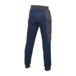 Mens 100% Polyester Quick Dry Grey Interlock Gym Trousers