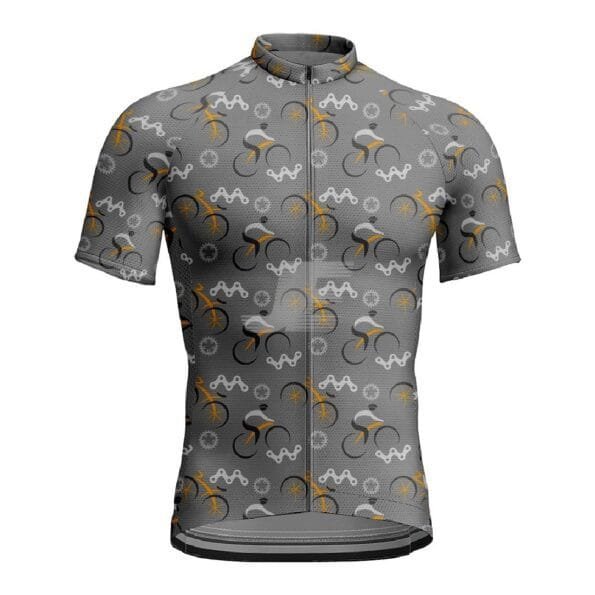 Custom Design Sublimation Printed Mesh Cycling Jersey
