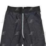 Mens Base Layers Grey Panel Gym Workout Compression Shorts