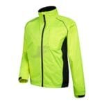 Lined High Visibility Fluorescent Waterproof Rain Jacket