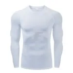 Mens Yellow Base Layers Compression Shirt