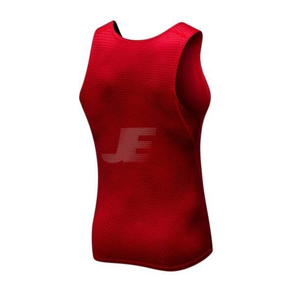Mens Gym Workout Sublimation Printed Compression Tank Top