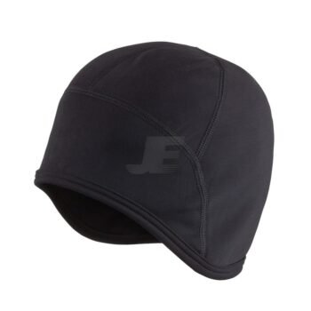 Black 4 Way Stretch Thermal Fabric Winter Cycling Skull Cap