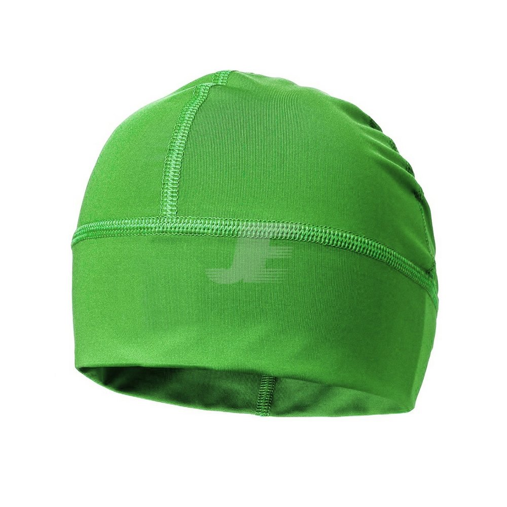 Green 4 Way Stretch Supplex Fabric Winter Cycling Cap