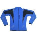Black & White Chest Pocket Softshell Winter Cycle Jacket
