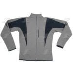 Black & White Chest Pocket Softshell Winter Cycle Jacket