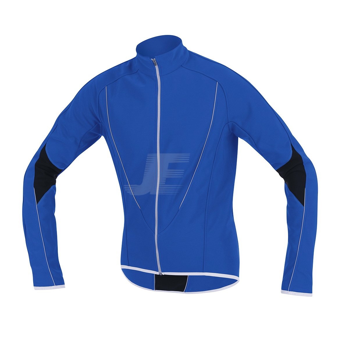 Contrast Zip Winter Softshell Cycle Riding Jacket With Pipping
