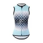 Women Custom Sublimation Printed Sleeveless Cycling Jersey