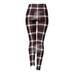 Women Checkered Design Sublimation Printed Yoga Workout Leggings