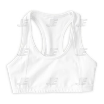 Women Gym Fitness Wear & Yoga Workout White Sports Bra