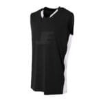 Custom Logo Sleeveless V-Neck Interlock Basketball Jersey
