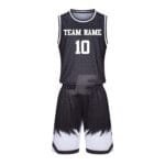 Customized Sublimation Printed Round Neck Basketball Uniform