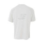Raglan Short Sleeve V-Neck White Interlock Soccer Jersey
