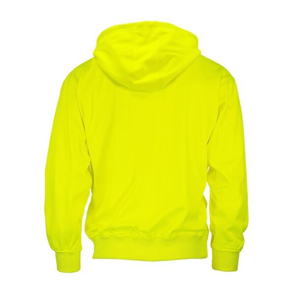 Workwear Clothing Pullover Hi Vis Neon Yellow Fleece Hoodie